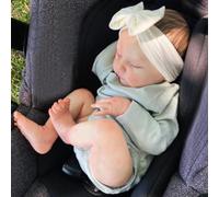Lonian Poupées Reborn - Corps en Tissu Doux de poupées réalistes Faites à la Main de 18 Pouces avec Accessoires de Jouets, poupées Reborn comme Un bébé réaliste (bébé endormi)