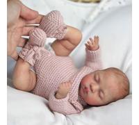 Lonian Poupées Reborn - Corps en Tissu Doux de poupées réalistes Faites à la Main de 30 cm avec Accessoires de Jouets, comme Un bébé réaliste