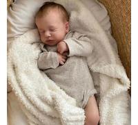 Lonian Poupées Reborn - Corps en Tissu Doux Fait à la Main de 19 Pouces avec Accessoires, comme Un bébé réaliste