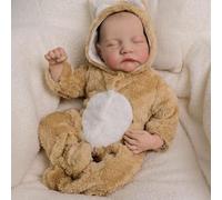 Lonian Poupées Reborn - Corps en Tissu Doux réaliste Fait à la Main de 18 Pouces avec Accessoires de Jouets, poupées Reborn comme Un bébé réaliste