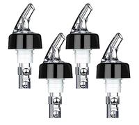 Lonimia Lot de 4 becs verseurs de bouteilles de 2 cl - Doseur de bouteille - Distributeur de bouteilles - Distributeur de bar - Pour Spouts Shot, aide au doseur de spiritueux - Pour vin, schnaps,