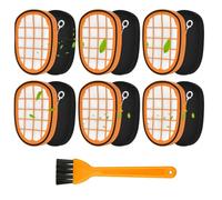 Lonimia Lot de 6 filtres pour aspirateur Philips SpeedPro Max, pour Philips FC6901 6902 6903 6904 6906 6908, pièces de rechange Philips FC5005/01