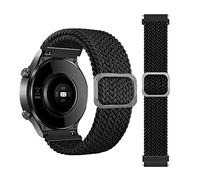 Lonkenn 22mm Bracelet Compatible avec Xiaomi Redmi Watch 5 Active/5 Lite/Watch S4, Bracelets de Remplacement, Bracelet Sport en Nylon Tressé pour Garmin Forerunner 265/Vivoactive 4/Venu 3-Noir