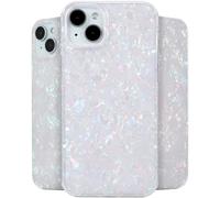 LONLI Hue - Coque pour iPhone 15 - Blanc nacré [Protection Contre Les Chutes de 10 Pieds] - Coque Antichoc avec Effet de Changement de Couleur | Mignon et Unique pour Les Femmes et Les Filles (2023)