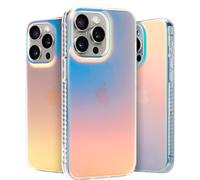 LONLI Hue - Coque pour iPhone 15 Pro Max - Nacré [Protection contre les chutes de 10 pieds] - Coque antichoc avec effet de changement de couleur | Mignon et unique pour les femmes et les filles (2023)