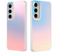 LONLI Hue - Coque pour Samsung Galaxy S24 Plus - Holographique irisé - Coque antichoc avec effet changeant de couleur | Mignon et unique pour femmes et filles (2024), HUE-IM-S24PLUS
