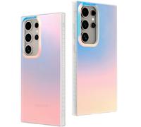 LONLI Hue - Coque pour Samsung Galaxy S24 Ultra - Holographique irisé - Coque antichoc avec effet changeant de couleur | Mignon et unique pour femmes et filles (2024), HUE-IM-S24U