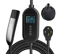 Lonlink-Chargeur Mobile Ev Portable Pour Les Placements, 40a, Niveau 2, Prise Nema 14-50, 240v, Rallonge De 16,4 Pieds