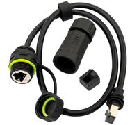 Lonlonty Starlink Ethernet Adapter pour câble Starlink Gen 3 Mini V3, Adaptateur Starlink SPX étanche RJ45 pour réseau externe câblé, connexion rapide et stable, antenne satellite Internet