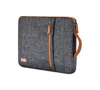 LONMEN Housse pour ordinateur portable 15-15,6" - Protection complète et imperméable avec poignée de transport extensible - Pour ordinateurs portables de 15,6" (Lenovo/Acer/ASUS/Dell/HP), MacBook Pro