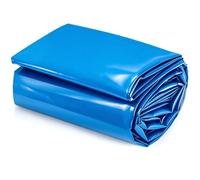 Lonmrrton Grand revêtement d'étang à Poissons Membrane imperméable Flexible HDPE Feuille de Plastique Bleu 2x3m 5x6m 7x8m 8x10m 10x12m sous-Couche d'étang préformée résistante aux UV(3x7m)