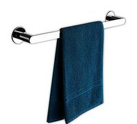 Lonmrrton Porte-Serviettes en Acier Inoxydable, Porte-Serviettes Rond Mural Porte-Serviettes pour Salle de Bain ou Cuisine, 30 cm - 100 cm en Option, Finition Argent Poli (Size : 30cm)