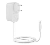 Lonnky Adaptateur secteur 12 V 2 A avec câble 1,8 M, compatible avec bande lumineuse LED, caméra de sécurité, écrans LCD, routeurs, convertisseur adaptateur 100-240 V CA vers 12 V CC, blanc