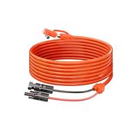 Lonnky Connecteur solaire vers câble de charge DC7909/DC8020 - 12 AWG + 14 AWG - Câble d'extension robuste de 5 m compatible avec Jackery, BLUETTI, Goal Zero Yeti, Anker, Grecell et panneaux solaires