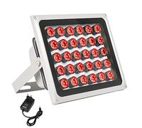 Lonnky Éclairage Infrarouge 850 nm à 30 LED pour CCTV, Oculus Quest 2, Meta Quest 2/Quest 3 - Portée de 100 m, Étanche, Spot Infrarouge Auto On/Off, Inclut Alimentation 12 V 2 A