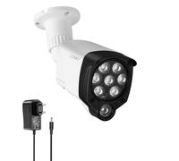 Lonnky Éclairant Infrarouge à 8 LED, Lumière IR 30 M pour Caméras de Sécurité (TAPO C200 C310, Reolink 410W), VR (Série Quest, VR2), PS5, Vision Nocturne à 90°, Comprend une Alimentation 12 V 1 A