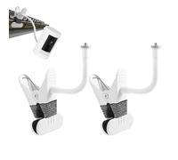 Lonnky Lot de 2 supports de serrage flexibles pour caméra Ring Indoor Cam, Arlo, Motorola, VTech VM901/VM924/VM928/VM923, Owlet, appareil photo à filetage 1/4", support col de cygne sans outils