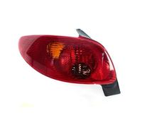 LONPEXDT Feu arrière Feux Arrière Sans Ampoule Pour Peugeot 206 5 Portes À Hayon, Clignotants Feux Freinage Feux Recul Feux Conduite 2002, 2003, 2004-2006 feux arrière(1 Left)