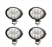 LONPEXDT Feux antibrouillard Pour Grue Minière Camion À Benne Basculante Chariot Élévateur ATV Projecteur LED Tracteur Ovale Lampe Travail 5 Pouces Voiture Phare Cabine(Pc4)