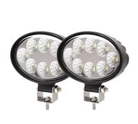 LONPEXDT Feux antibrouillard Pour Grue Minière Camion À Benne Basculante Chariot Élévateur ATV Projecteur LED Tracteur Ovale Lampe Travail 5 Pouces Voiture Phare Cabine(Pc2)