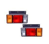 LONPEXDT Feux Arrière Pour Isuzu Pour NPR ELF NKR NHR NLR Camion 1987-2022 Voiture Pare-chocs Arrière Feu Arrière Feu Stop Feu Signalisation Chauffant Lampe Réflecteur 12V Feux Remorque(1 paire)