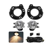 LONPEXDT Feux De Jour Antibrouillard À LED DRL Blanc Jaune Pour Toyota Pour Corolla AXIO 2015-2019 Feux Antibrouillard(HALOGEN BULB)
