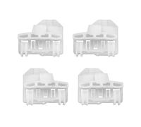LONPEXDT Pour Passat 1996-2005 4 Et 5 Portes 4 Pièces Kit De Réparation De Lève-vitre Clip De Fixation Avant Gauche Côté Conducteur Droit Mécanisme lève-vitre électrique