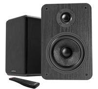 LONPOO LP-42A Haut-parleurs de bibliothèque Actifs Bluetooth 60W rms, woofer 4'', avec Optique/RCA/AUX-in pour Platine PC et TV (LP42A-BL)
