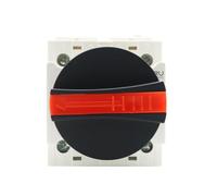 LONQ-40 Solaire DC 4P 32A 1500V interrupteur d'isolation photovoltaïque poignée rotative isolateur commutateur rotatif adapté au rail de guidage de la boîte de distribution solaire(LONQ-40.F)