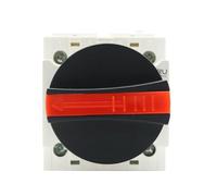 LONQ-40 Solar DC 4P 32A 1500V PV Switch-Disconnector Rotating Handle Isolator Rotary Switch For Solar Distribution Box Din Rail(LONQ-40.F)