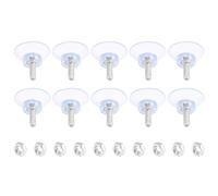 Lonrtesw 10 pièces de rechange en caoutchouc pour ventouses résistantes pour plateaux en verre avec vis M6