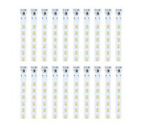 Lonrtesw 20 Pièces de Carte de Circuit Solaire 1.2V DIY pour Contrôle de Lumière de Flamme avec Carte de Pilote de Lumière de Bougie à Batterie et Contrôleur à 12 LED