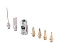 Lonrtesw 6 Bouts Gaz Butane De Flammes Buse Pointe De Soudure De Gaz Butane pour Mt-100 Ht-1937 Kit De Fer À Souder Gaz Butane Kit De Soudure Set Outils Stylo Torche pour Soudure À Souder