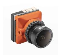 Lonrtesw Caméra FPV 1800TVL 5MP 2.1mm 1/8 Pouce Capteur Starlight 5V-40V NTSC/PAL avec OSD pour Pièces DIY de Drone de Course RC FPV Orange