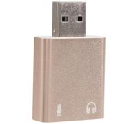 Lonrtesw Carte Son USB 7.1 USB Externe a la Prise Jack 3,5 Mm Adaptateur pour Casque Stéréo Carte Son Audio Mini pour Ordinateur Portable Pc