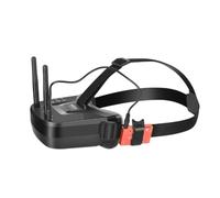 Lonrtesw Casque de Réalité Virtuelle (VR) FPV VR009 Haute Qualité 5.8G 40 Canaux avec Écran HD 3 Pouces 480x320 et Enregistreur Vidéo Numérique (DVR) pour Pilotes de Drone