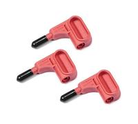Lonrtesw Connecteur Magnétique pour Multimètre, Fiche Banane de 4 Mm, Accessoire pour Outil de Mesure, Composant de Sonde Magnétique, Borne Rouge