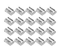 Lonrtesw Connecteurs à Bande LED à 20 Packs Multi-Usages pour 8 mm à 2 Broches COB/SMD 2835/3528, Activer les Connexions et le Câblage Transparents