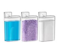 Lonrtesw Distributeur de Détergent à Lessive 3 Pièces, Organisateur de Détergent à Lessive pour L'Organisation de la Buanderie