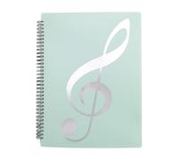 Lonrtesw Dossier de Partitions, Capacité de 60 Pages, de Partitions, Convient Aux Formats Lettre et A4, Écriture et Détachable (Vert), et Facile à Utiliser.