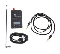 Lonrtesw Émetteur FM Entrée Stéréo 500 MW Émetteur FM Type C Port pour Parking Plastique Noir