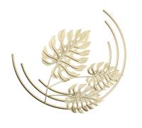 Lonrtesw Feuille de Fer à Suspendre au Mur, Feuille de Monstera, Ornements Muraux pour Chambre à Coucher, Salon, Bureau, Décoration 1 Pièce