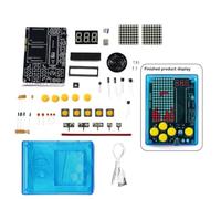 Lonrtesw Kit de de Pixels DIY avec Voix Mini Console de de Pixels Électronique Kit de Bricolage Projet de Soudage Pratique pour Apprendre à Souder Ensemble d'apprentissage du Soudage C