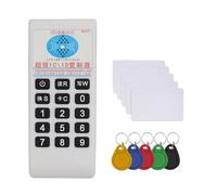 Lonrtesw Lecteur et Graveur de Cartes RFID NFC + 5 Cartes/Clés XUID 125 KHz-13,56 MHz Duplicateur de Lecteur de Cartes RFID Smart IC ID