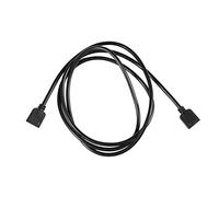 Lonrtesw LED lignes RGB 4 broches a cable d'extension de connecteur noir 1M
