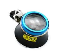 Lonrtesw Loupe de Lunettes 20X, Loupe Oculaire à Clipser, Oculaire Portable, Opérateur, Horloger, Outil de Réparation, Installation Facile