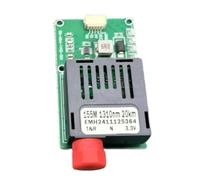 Lonrtesw Module Émetteur-Récepteur Optique TTL pour Interface FC RX/TX/AV/VCC/GND de Drone. Module Optique TTL vers Fibre Optique, Extrémité Aérienne.