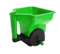 Lonrtesw Outil de Plantation D'Épandeur Portatif, Épandeur de Fournitures de Jardin Réutilisable, Épandeur de Pelouse Portable 3L, Épandeur Vert Portatif