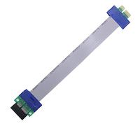 Lonrtesw PCI Express Câble d'extension de carte verticale PCIE 1 x 1 fente câble rallonge convertisseur de carte verticale adaptateur
