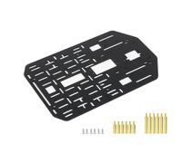 Lonrtesw Smart Robot Car Support Bracket Frame en Alliage en Aluminium Roues 2 mm Châssis Plaque Supérieure Haute Résistance pour L'Empilement Multicouche